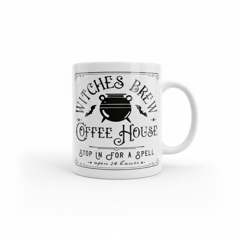 Witches Brew Coffee House Mug 11oz - Cauldron Ceramic - New
